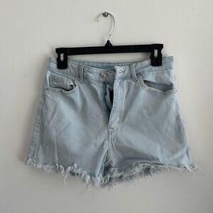 H&M high waist jeans shorts